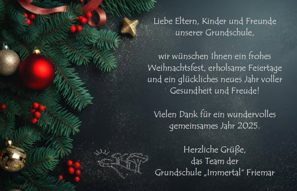 Grüße zu Weihnachten